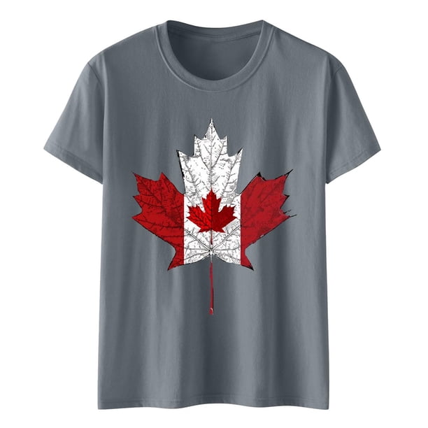 Camisas de Manga Corta para las Mujeres Impresión de Manga Corta Cuello Redondo, Camisa Casual de Poliéster para las Mujeres, Lavado de Manos