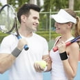 thumbnail image 4 of 1 Par de Muñequeras Deportivas Muñequeras Muñequeras Muñequeras Elásticas para Hombres y Mujeres Tenis Azul, 4 of 5