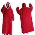 thumbnail image 2 of Oversized Hoodie Sweatshirt Wearable Blanket, Super Soft Warm Comfortable Blanket for Women Men Best Gift with big Pocke Warm clothing, 2 of 11