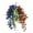 B, variant on Artificial Violet Hanging Garland, 5 Branches Autumn Fake Flowers for Wedding, Garden & Courtyard Decor