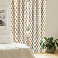 thumbnail image 2 of Ambesonne Ice Cream Curtains, Orange Rainbow Flavor, Pair of 28"x84", Multicolor, 2 of 5