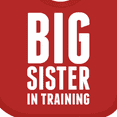 thumbnail image 4 of Inktastic Big Sister in Training Girls Baby Bib, 4 of 4