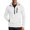 White, variant on Half Zip Pullover Men 2026 Fall Winter Long Sleeve Casual Plain Hooded Sweatshirt with Pockets Mens Hoodie