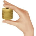 thumbnail image 5 of The Beadsmith S-Lon Bead Cord – .5 mm Twisted Nylon Cord, 4 Spools, Light Maize Color, TEX210, 77 Yards, 5 of 6