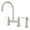 Stainless Steel, variant on Pfister LG31-TDC Port Haven 1.8 GPM Widespread Bridge Kitchen Faucet - Chrome