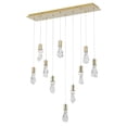 thumbnail image 5 of Bethel International Chandelier  Brushed Gold Stainless Steel & Crystal, 5 of 5