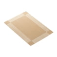 thumbnail image 2 of Oleegame 1 Pce Napperon 4 Pcs Cadre Napperon Occidental Tapis d'Isolation Thermique en Pvc Rectangulaire Napperon Simple Napperon Sans Rinçage pour la Maison Or, 2 of 5