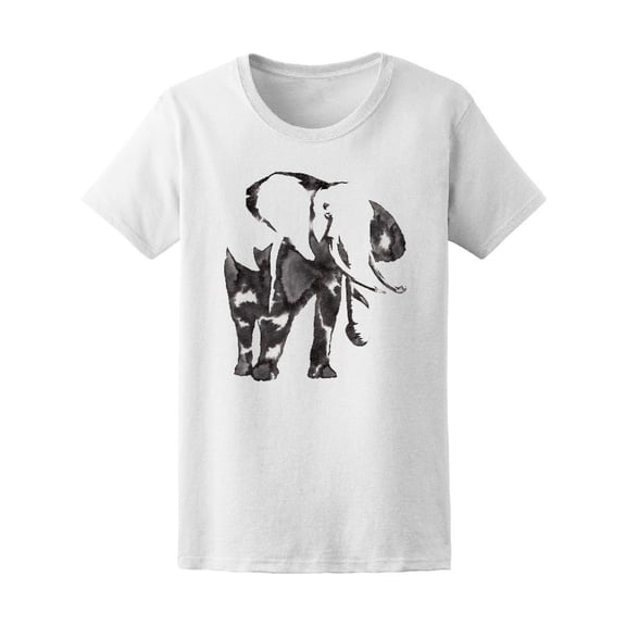 Black & White Elephant Tee Men's -Image by Shutterstock