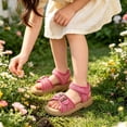thumbnail image 2 of Sandales pour Tout-Petits Chaussures Habillées pour Filles Sandales Plates Sandales d'Été pour Filles Chaussures de Marche de Plage Sandales pour Fille Taille 2-2,5 Ans, 2 of 5
