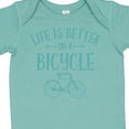 thumbnail image 4 of Inktastic Life's Better on a Bicycle Girls Baby Bodysuit, 4 of 5