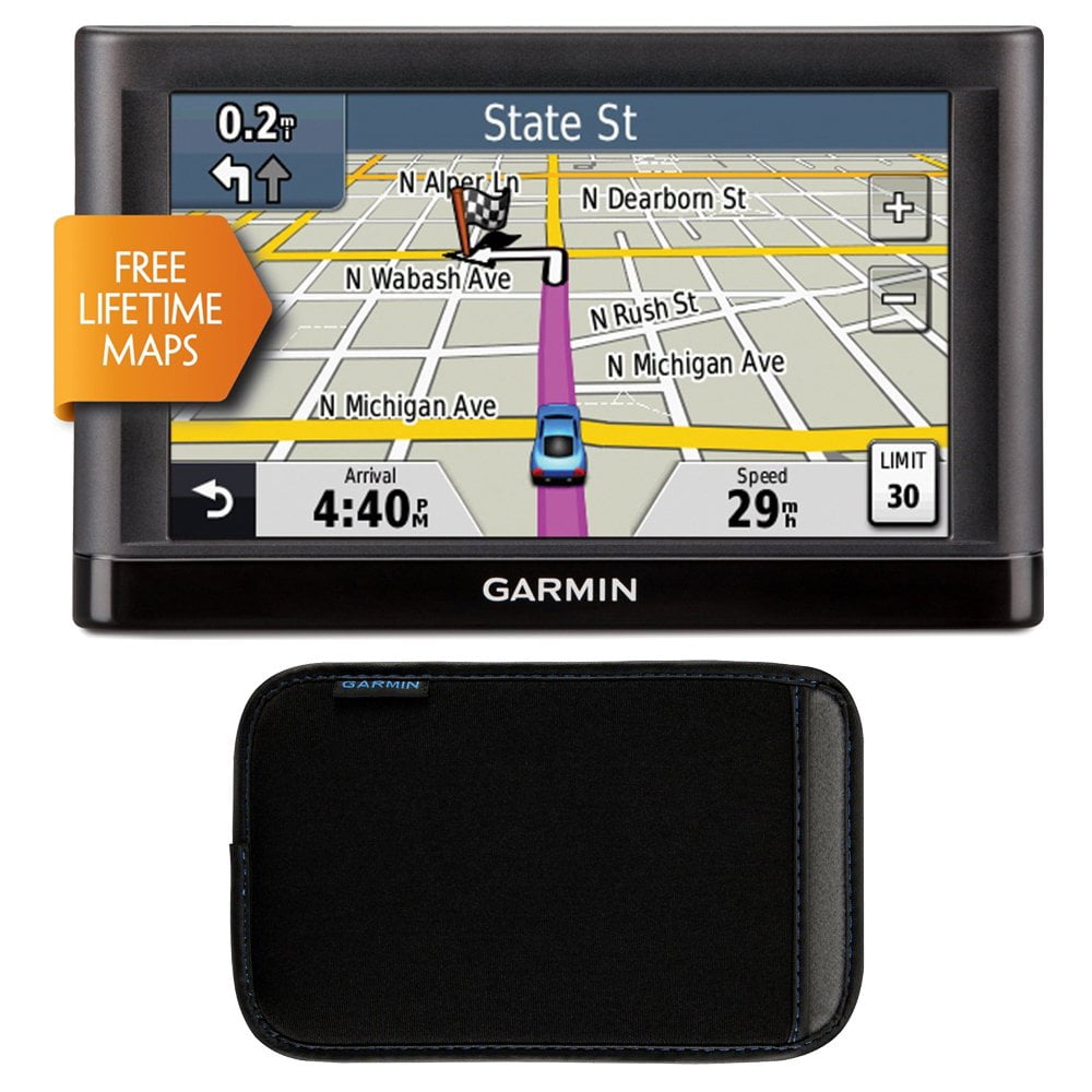 Garmin nuvi 5in Portable Vehicle GPS Lifetime Maps US -