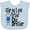 Blue, variant on Inktastic Either Way It Goes, I'm the Big Brother Boys Baby Bib