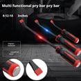thumbnail image 4 of 1pc Multi-Size Pry Bar Pry Bar Tool (8", 12", 18") - Impact Resistant, 30° Angle Design, 4 of 9