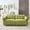 Green, variant on Loveseat French Retro Fabric Sofa with Storage, Modern Creamy Style Straight-line Sofa for Living Room, Apartment