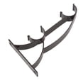 thumbnail image 3 of 6 pcs Double Metal Curtain Rod Holder for 25mm Rod - Deep Coffee, 3 of 8