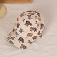 thumbnail image 2 of Zwiiyzr 2-6Y Kids Baseball Hats Toddler Cartoon Baseball Hats Adjustable Summer Trucker Hats for Boys Girls Beige, 2 of 4