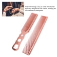 thumbnail image 3 of Aluminum Hair Comb Fine Tooth High Temperature Proof Hair Styling Metal Comb 2 Pcs for Salon, 3 of 7