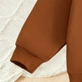thumbnail image 6 of enyan B'aby Clothes For B'oys Todd'ler B'aby B'oy Clothes Cute Print Long Sleeve Sweatshirt Tops and Stretch Pants Newborn Fall Winter Outfit Brown,4-5 Years, 6 of 7