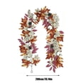 thumbnail image 6 of Fall Decorations, Halloween Decorations Indoor, Wall Hanging Decor, Hanging Porch Decor, 79 Inch Faux Autumn Foliage Vine with Small White Pumpkins for Indoor and Outdoor Seasonal, 6 of 8