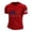 Red, variant on Kladzum 4th Of July Men's T-Shirts Short Sleeve Crew Neck Fashion Graphic Tees Breath Comfy Summer Outdoor Workout Shirts M-3XL