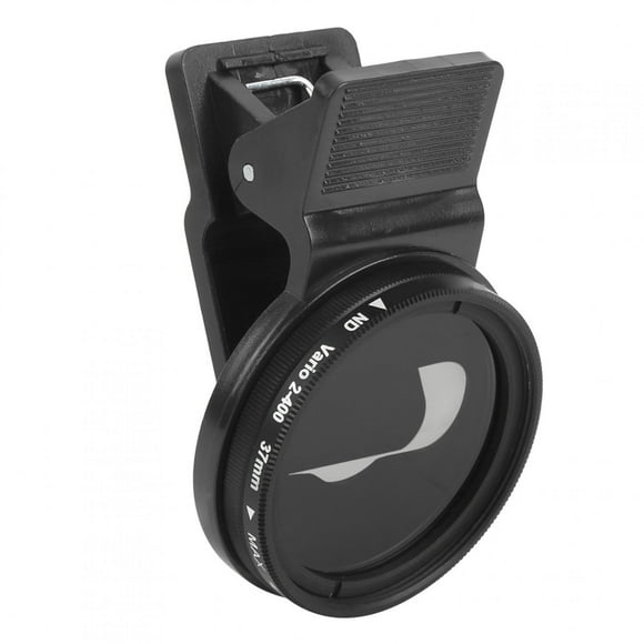 Filtro de lente ND ajustable Veledge de 37 mm, densidad neutra ND2-400 para teléfonos de distintas marcas