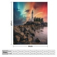 thumbnail image 2 of Ocean Lighthouse for Women Men Kids Flannel Throw Blankets Soft Fuzzy Lightweight for Home Decor Couch Bed Sofa, 2 of 8