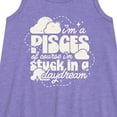 thumbnail image 2 of Instant Message - I'm A Pisces Daydream - Toddler & Youth Girls A-line Dress, 2 of 5