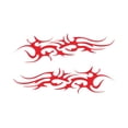 thumbnail image 1 of Zorion 2 Pieces Car Stickers Decoration Funny Pattern Design Stylish Waterproof Vehicle Decal Auto Stickers for Window Truck RV Red, 1 of 7