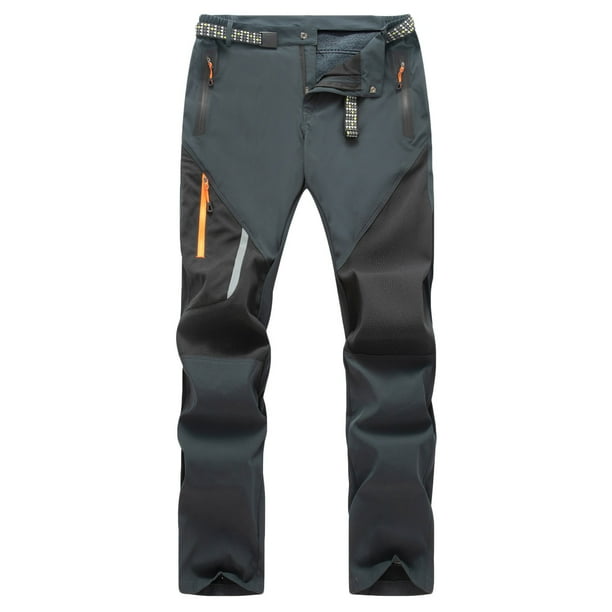 Ceisia Gift Men's Winter Casual Pants - Faddish Solid Patchwork Sports Zipper Pockets Trousers