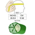 thumbnail image 6 of DALIX Two Tone Summer Mesh Cap in Kelly Green and White Trucker Hat, 6 of 6