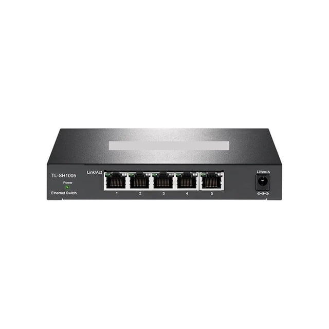 Commutateur à 5 Ports 2500 Mbps 2 Répartiteur 5 Gigabits BASE-T Ethernet Mini TL-SH1005 Centre de Réseau Domestique Commutateur et Lecture