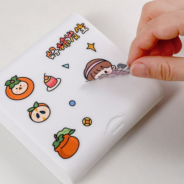 JIANWU 20 Sheets Cute Girl Journal Sticker Gift Box PET Kawaii Station –  Shop Normee's