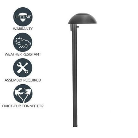 Sterno Home Cast Aluminum Covered Incandescent Path Light