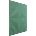 thumbnail image 2 of 19 5/8"W x 19 5/8"H Crystal EnduraWall Decorative 3D Wall Panel, Universal Pearl Metallic Sea Mist (Covers 2.67 Sq. Ft.), 2 of 6