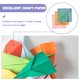thumbnail image 2 of 12 hojas cuadradas de papel origami con purpurina, colores vivos para proyectos de arte y manualidades., 2 of 6