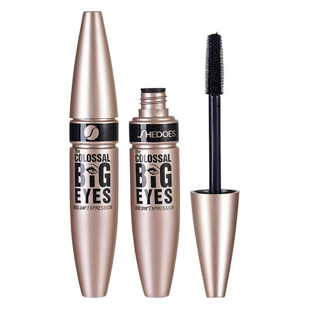 Rímel voluminizador Cosmético de secado rápido Maquillaje de ojos no manchado Rímel de pestañas 2 piezas