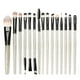 thumbnail image 2 of Juego de brochas de maquillaje suave Colcomx Pinceles de maquillaje 15 Uds Plata, 2 of 7