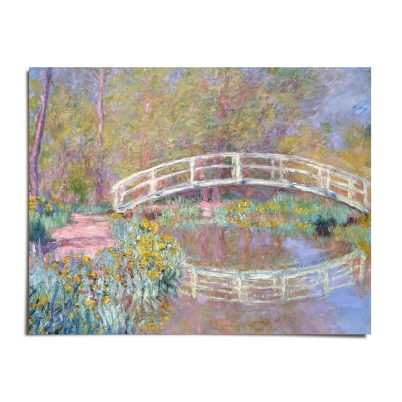 Bridge in Monet's Garden - Claude Monet - 8x10 - Wall Art Print - UNFRAMED