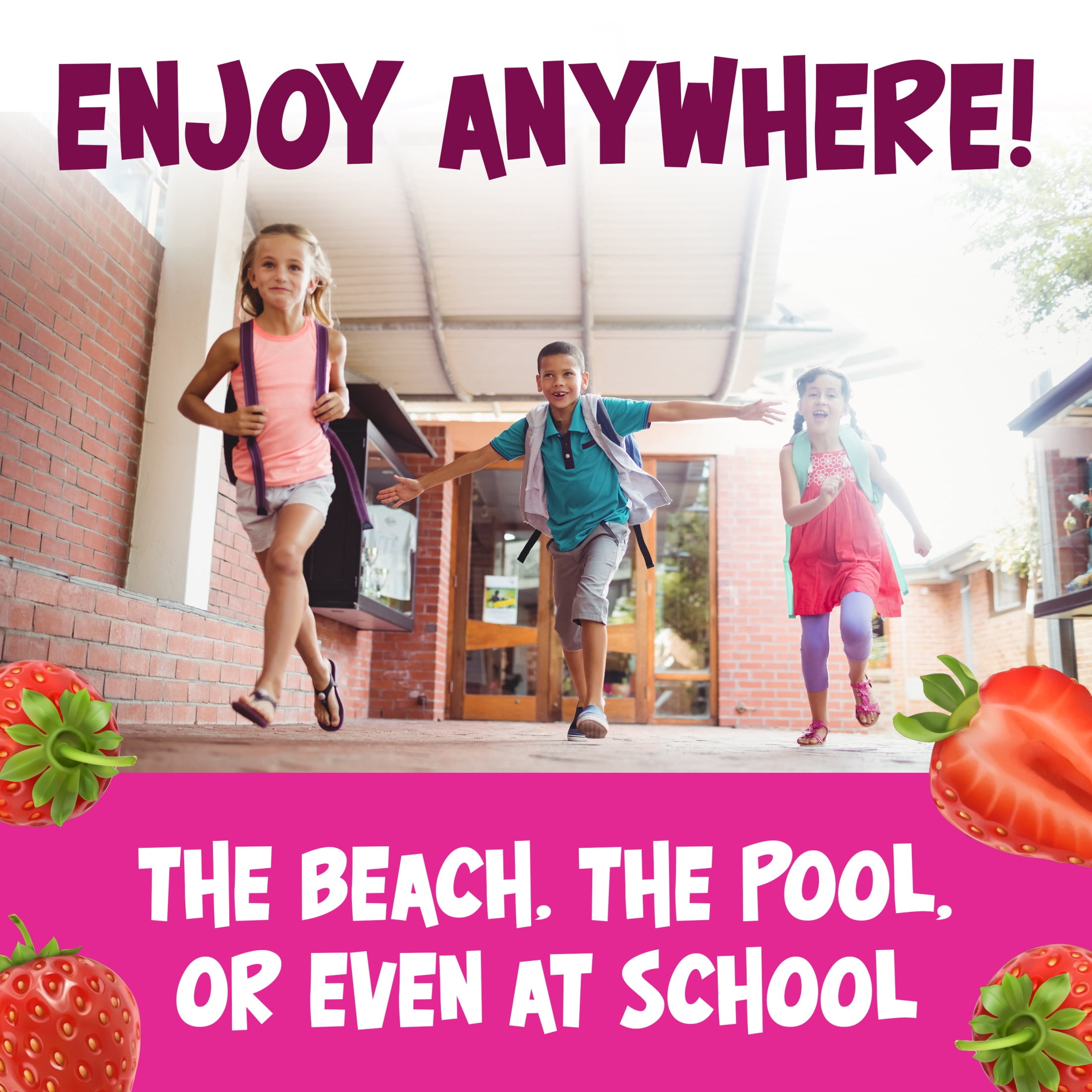 Kool-Aid Unsweetened Drink Mix, 1 Packet, for Flavorful Hydration and Shareable Refreshment, Strawberry Artificially Flavored, Good Source of Vitamin C, Caffeine Free, 0.14 oz