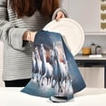 thumbnail image 6 of SKYSONIC White Running Horse Kitchen Towels, 18 x 28 Inch Super Soft and Absorbent Dish Cloths for Washing Dishes, 4 PCS Reusable Multi-Purpose Microfiber Hand Towels for Kitchen, 6 of 7