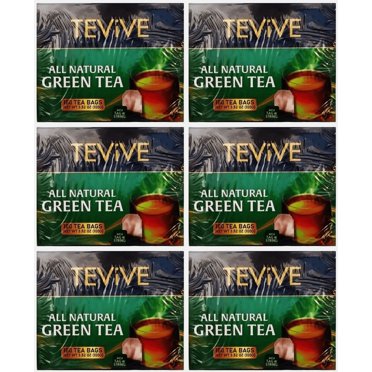 TEViVE All Natural Black Tea, 200 Tea Bags, 3.52 OZ, 2 Boxes - Walmart.com