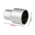 thumbnail image 6 of yotijay Carbon Steel Car Locking Wheel Bolt Remover Lug Nut Removal Key Socket for 2, 6 of 6
