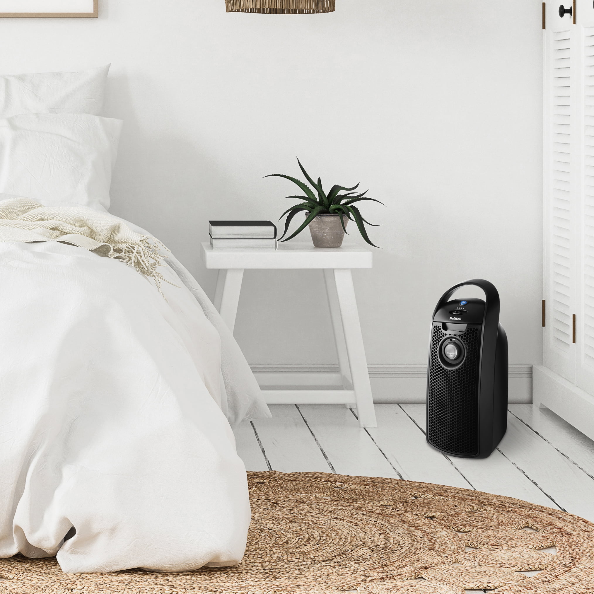 Holmes aer 1 Mini Tower True HEPA Air Purifier with Air Ionizer and