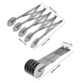 thumbnail image 4 of Stainless Steel Pastry Cutter with 5 Wheels - Multifunctional Dough Wheel Cutter for Accurate and Safe Cutting of Pie, Pizza, Cake, Biscuits, 4 of 5