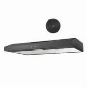 "Joeaonz 30"" Convertible Under Cabinet Range Hood with Mesh Filter and LED Light, 120V Stainless Steel Exhaust Vent"