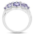 thumbnail image 2 of 2.66 Carat Genuine Tanzanite .925 Sterling Silver Ring QJ Model, 2 of 3