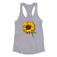 thumbnail image 3 of Sunflower Racerback Tank Women -SPIdeals Designs, Female Medium, 3 of 4