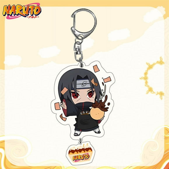 Naruto Keychain Uzumaki Naruto Boruto Anime Figures Acrylic Keychain Cartoon Sasuke Sakura Kakashi Toys Pendant Keyring Ornament