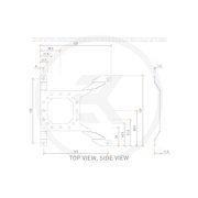 EKWB EK-Loop Uni Pump Reservoir Mounting Bracket, 140mm