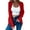 Red, variant on Pxiakgy cardigan for women Womens Solid Button Down Long Sleeve Classic V Neck Knit Cardigan Sweater long cardigans for women Black + US 8